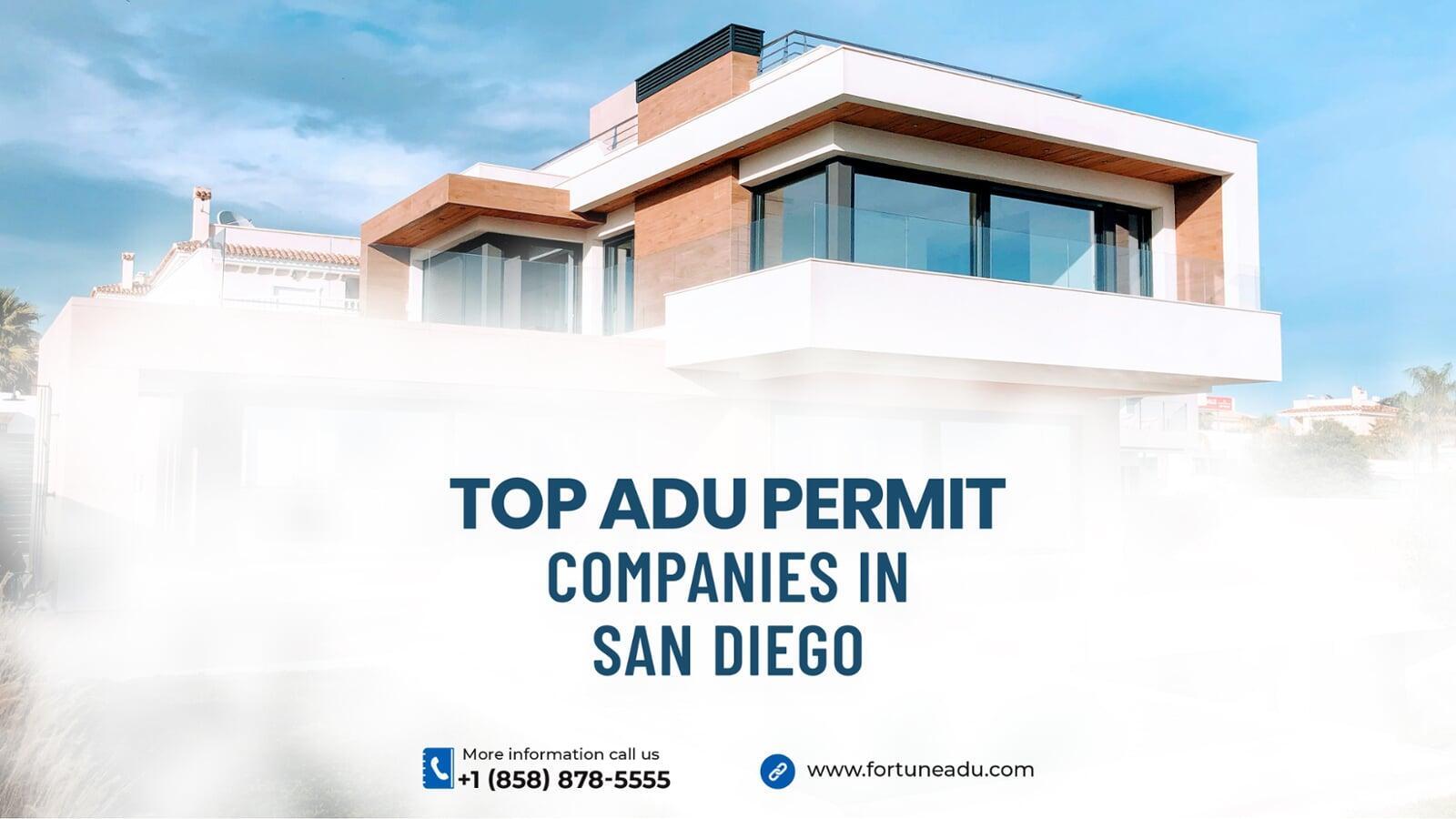 Top ADU Permit Companies in San Diego